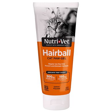 Nutri-Vet Hairball Salmon - Нутрі-вет Гель для виведення шерсті для котів, лосось