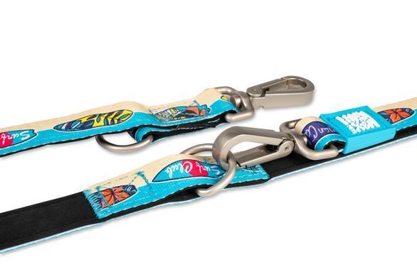 Поводок многофункциональный Max & Molly Multi-Function Leash Aloha с принтом Алоха, M