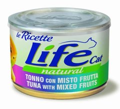 LifeCat консерва для котів з тунцем та фруктовим міксом, 150 г