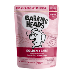 Barking Heads Golden Years - Влажный корм "Золотые годы" с курицей и лососем для собак старше 7 лет, 300 г