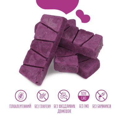 Лакомство для собак от 3-х месяцев Mavsy freeze dried CHOCOLATE FONDANT WITH PURPLE SWEET POTATO шоколадный фондан с фиолетовым бататом, 50 г