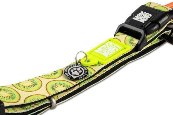 Ошейник для собак Max & Molly Smart ID Collar Kiwi с принтом Киви, XS