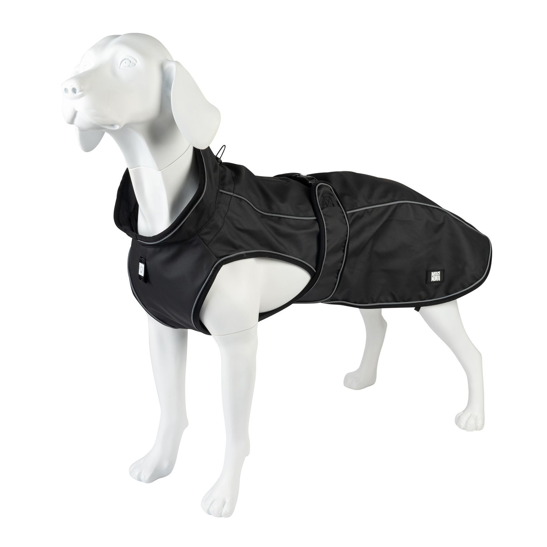 Дождевик для собак Max & Molly Raincoat Matrix 2.0 Black, черный