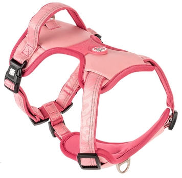 Шлейки для собак Max & Molly Smart ID Sport Harness Matrix 2.0 Rose рожевого кольору, S