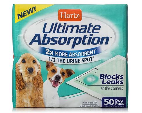 Hartz Ultimate Absorption Training Pads for Dogs & Puppies Суперпоглинаючі пелюшки для собак і цуценят 53х43, 1 шт