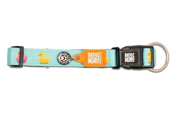 Ошейник для собак Max & Molly Smart ID Collar Ducklings с принтом Утята, XS