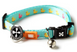 Max & Molly Smart ID Cat Collar Ducklings/1 size - Ошейник для кошек Smart ID голубой с утиным принтом
