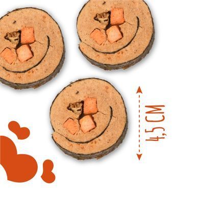 Лакомство для собак от 3-х месяцев Mavsy Freeze dried SUSHI WITH RED CAVIAR суши лосося с красной икрой, 50 г
