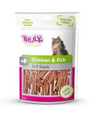 Truly Chicken & Fish Soft Snack - М'які снеки з куркою та рибою для кішок, 50 г