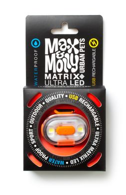Фонарик Matrix Ultra LED - Safety light-Orange