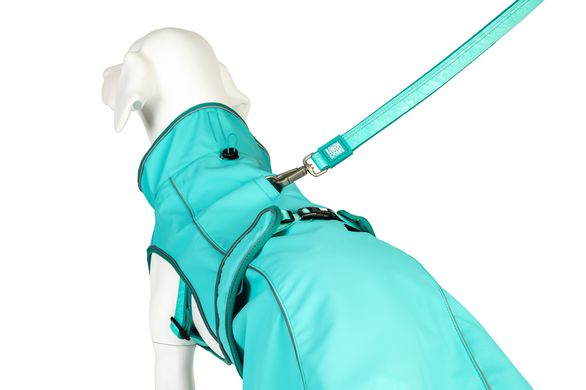 Дождевик для собак Max & Molly Raincoat Matrix 2.0 Turquoise, бирюзовый, XXS