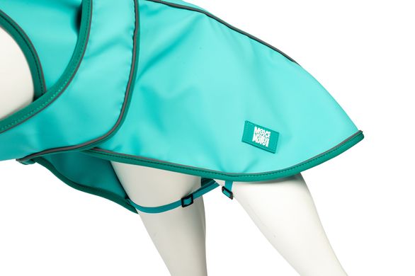 Дождевик для собак Max & Molly Raincoat Matrix 2.0 Turquoise, бирюзовый, XXS