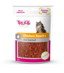 Truly Chicken Snacks (Anti hairball) - Ласощі для профілактики утворення шерстяних комків з куркою для котів, 50 г