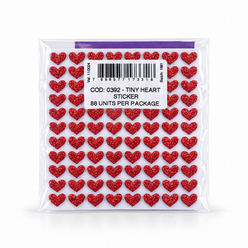 Hydra Adesivo Tiny Heart - наклейки для шерсти в форме сердечек, 20 шт