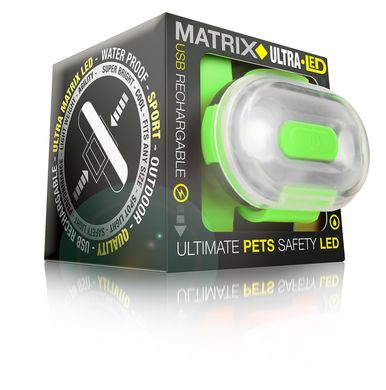 Фонарик Matrix Ultra LED - Safety light-Lime Green