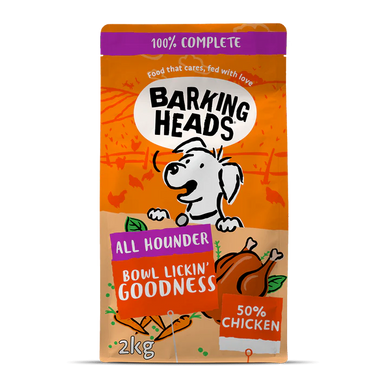 Barking Heads All Hounder Bowl Lickin' Goodness Chicken - Сухий корм для собак всіх порід з куркою