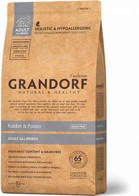Grandorf Dog Rabbit & Turkey Adult Medium & Maxi Breeds - Грандорф Сухий комплексний корм для дорослих собак середніх та великих порід з кроликом та індичкою