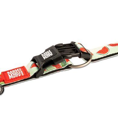 Ошейник для собак Max & Molly Smart ID Collar Watermelon с принтом Арбуз, XS