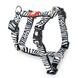 Шлейки для собак Max & Molly H-Harness Zebra з принтом Зебра, XS