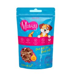MAVSY Duck and Cod Sushi Rolls for dogs - Суші роли качка з тріскою для собак, 500г (прозора не брендована упаковка)