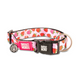 Нашийник для собак Max & Molly Smart ID Collar Strawberry Dream з принтом Полунична мрія, S