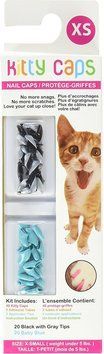 Kitty Caps Nail Антикоготь, размер XS подходит котятам и котам до 3 кг, 20 шт