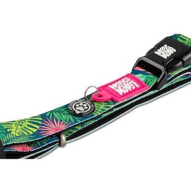 Нашийник для собак Max & Molly Smart ID Collar Tropical з принтом Тропіки, S
