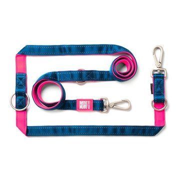 Поводок многофункциональный Max & Molly Multi-Function Leash Matrix Pink розового цвета, S