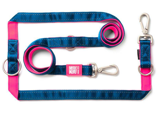 Повідець багатофункціональний Max & Molly Multi-Function Leash Matrix Pink рожевого кольору, S
