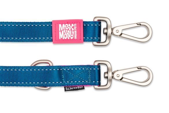 Повідець багатофункціональний Max & Molly Multi-Function Leash Matrix Pink рожевого кольору, S