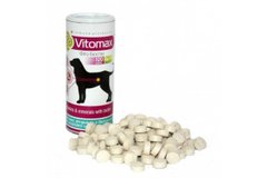 Vitomax (Витомакс) с биотин витамины для блеска шерсти собак, 120 таб