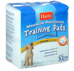 Hartz Training Pads Maximum Protection for dogs Пелюшки поглинаючі для цуценят і дорослих собак (56х56см)
