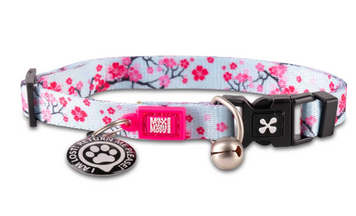 Max & Molly Smart ID Cat Collar Cherry Bloom/1 size - Нашийник для котів Smart ID вишневий цвіт