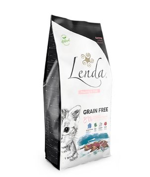 Сухой корм для котят беззерновой Lenda POULTRY & FISH Kitten с домашней птицей и рыбой, 2 кг