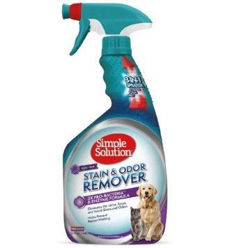 Simple Solution Stain & Odor Remover Floral Fresh Scent - ​​усиленное средство для нейтрализации запаха и удаления пятен от жизнедеятельности животных, 945 мл