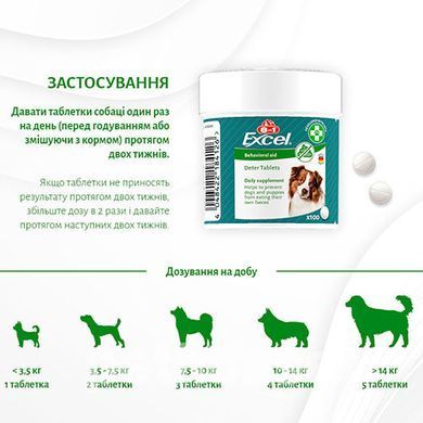 8in1 Europe Deter - Витамины от поедания экскрементов