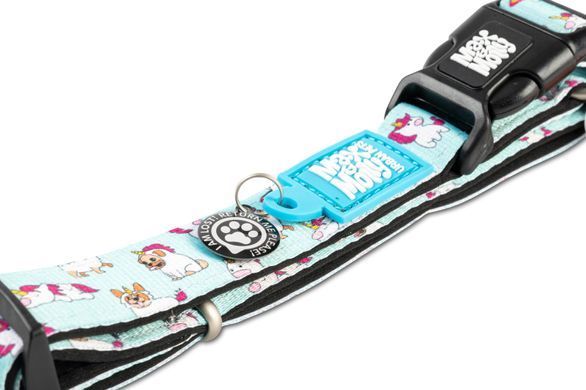 Ошейник для собак Max & Molly Smart ID Collar Unicorn с принтом Единорог, XS