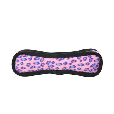 TUFFY Іграшка для собак Кістка рожева леопардова