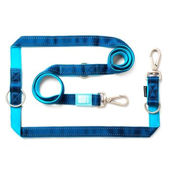 Поводок многофункциональный Max & Molly Multi-Function Leash Matrix Sky Blue голубого цвета, M