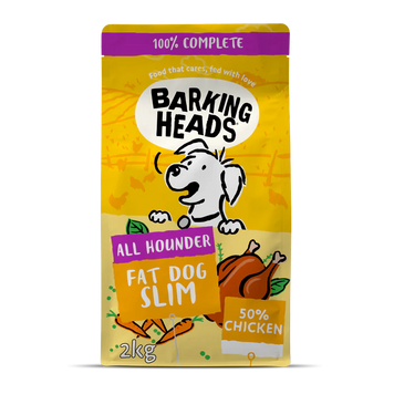 Barking Heads Fat Dog Slim Light Chicken, Trout & Rice - Cухий корм для собак всіх порід з куркою, фореллю та рисом