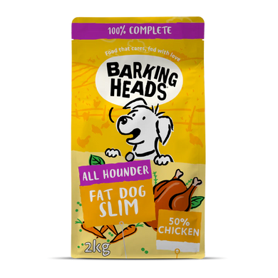 Barking Heads Fat Dog Slim Light Chicken, Trout & Rice - Сухой корм для собак всех пород с курицей, форелью и рисом