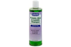 Davis Protein and Aloe and Lanolin Shampoo - Шампунь для собак, котів, концентрат, 355 мл