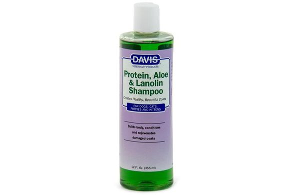 Davis Protein and Aloe and Lanolin Shampoo - шампунь для собак, кошек, концентрат, 355 мл