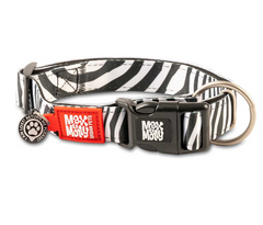 Max & Molly Smart ID Collar Zebra/XS - Ошейник Smart ID с зебровым принтом