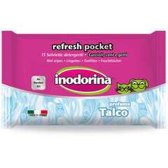 Inodorina Toallitas Refresh Pocket Talco серветки з ароматом тальку 15 шт