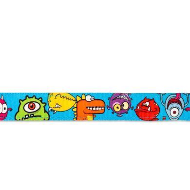 Шлейки для собак Max & Molly H-Harness Little Monsters з принтом Маленькі монстри, M