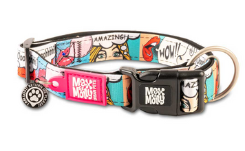 Ошейник для собак Max & Molly Smart ID Collar Missy Pop с принтом Мисси Поп, XS