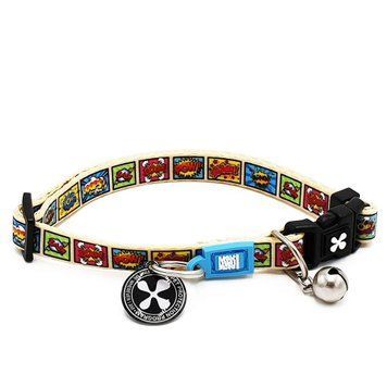 Max & Molly Smart ID Cat Collar Comic/1 size - Нашийник для котів