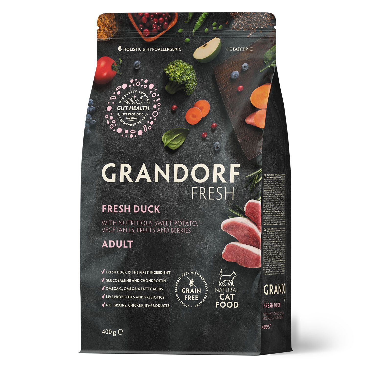 Grandorf Сухой беззерновой корм для взрослых кошек Grandorf FRESH