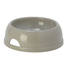 Moderna ЭКО миска пластиковая для собак, №3 1450 мл d-20 см, тепло- серый